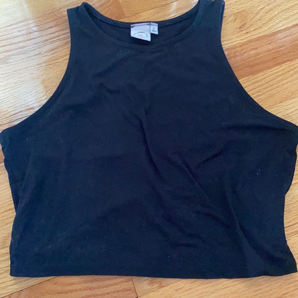 Black tank top